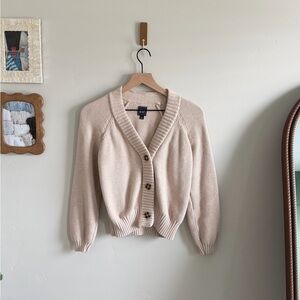 Gap Textured Button Up Cardigan